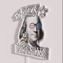 Charger l&#39;image dans la galerie, Benjamin Franklin Inspired Liberty Themed 4th of July Neon Sign
