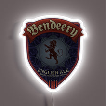 Charger l&#39;image dans la galerie, Vibrant RGB glow of the Bendeery English Ale pub sign