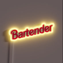 Charger l&#39;image dans la galerie, Vibrant neon bar decoration with colorful bartender RGB lights