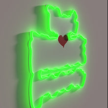 Charger l&#39;image dans la galerie, RGB illuminated friendship bond between besties forever in your space