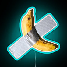 Charger l&#39;image dans la galerie, Best Quality Banana Duct Tape Art 120k RGB neon sign lightblue 