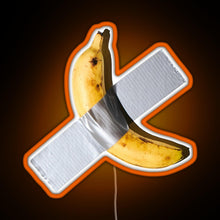 Charger l&#39;image dans la galerie, Best Quality Banana Duct Tape Art 120k RGB neon sign orange