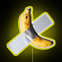 Charger l&#39;image dans la galerie, Best Quality Banana Duct Tape Art 120k RGB neon sign yellow