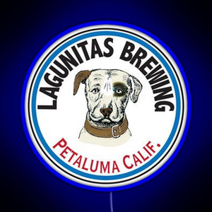 best selling lagunitas brewing RGB neon sign blue