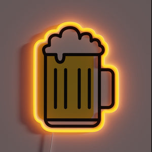 Cheer on your favorite brew with this colorful neon sign.