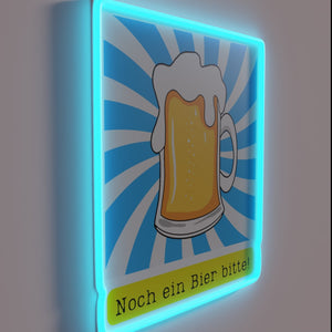 Welcome to Bierfest: Vibrant RGB Neon Sign for Beer Enthusiasts