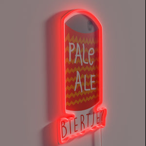 Add vintage glow to your space with this beer sign.