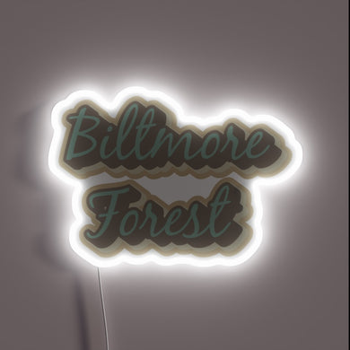 Brighten your space with this vibrant Biltmore Forest Asheville sign