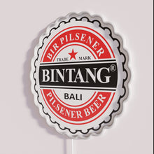 Charger l&#39;image dans la galerie, Neon Bar Sign with Vibrant RGB Colors Inspired by Bintang