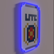 Charger l&#39;image dans la galerie, Glowing Digital Neon Sign with Color-Changing Beta Code Display