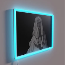 Charger l&#39;image dans la galerie, Neon Sign of Girl in Black and White Silhouette