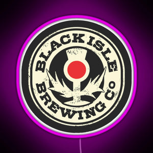 black isle brewing Merch RGB neon sign  pink