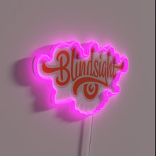 Charger l&#39;image dans la galerie, Vibrant RGB neon sign that illuminates Blinfsight Brewing company vibe.