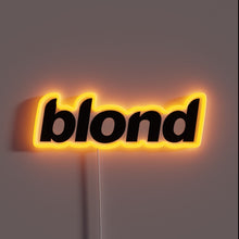 Charger l&#39;image dans la galerie, “blond” neon sign inspired by Frank Ocean’s album.