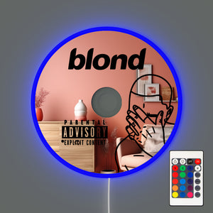 Frank Ocean - BLond Wall CD Mirror with RGB LED