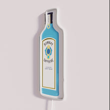 Charger l&#39;image dans la galerie, Neon Light Sign with Vibrant RGB Colors Inspired by Bombay Sapphire