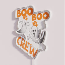 Charger l&#39;image dans la galerie, Vibrant Neon Halloween Decorations Featuring A Fun Ghost Nurse Character