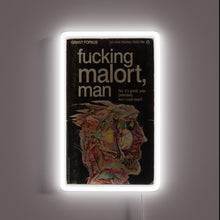 Charger l&#39;image dans la galerie, Novelty book cover with bold, eye-catching Fucking Malort Man design