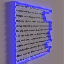 Charger l&#39;image dans la galerie, Electric Boom Roasted Typography with Vibrant RGB Glowing Accents
