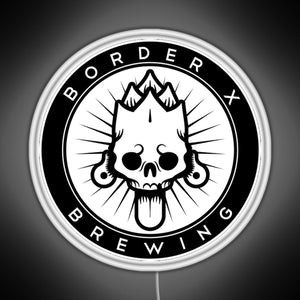 Border X Brewing RGB neon sign white 