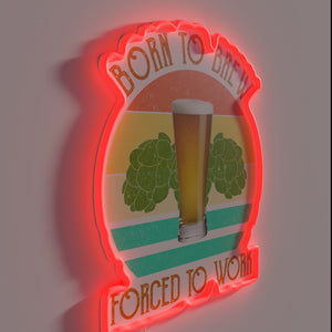 Beer enthusiast by day, brewmaster by night, in vibrant color.