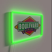 Charger l&#39;image dans la galerie, Electric Rainbow Glowing Neon Boulevard Sign with Modern LED Lighting
