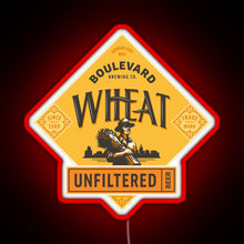 Charger l&#39;image dans la galerie, Boulevard Unfiltered Wheat Beer RGB neon sign red