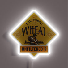 Charger l&#39;image dans la galerie, Vibrant RGB Neon Sign Illuminates Love for Craft Wheat Ale