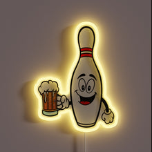 Charger l&#39;image dans la galerie, RGB Neon Sign: Bowling Drink Beer Themed Party Decorations Illumination