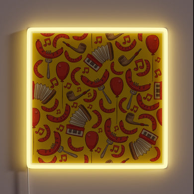 Brighten up your party with this vibrant Okotoberfest signage