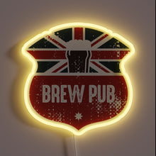 Charger l&#39;image dans la galerie, Bright LED neon bar decoration for home brew enthusiasts