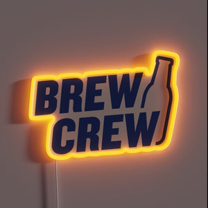 Eye-catching RGB neon lighted sign perfect for beer enthusiasts everywhere