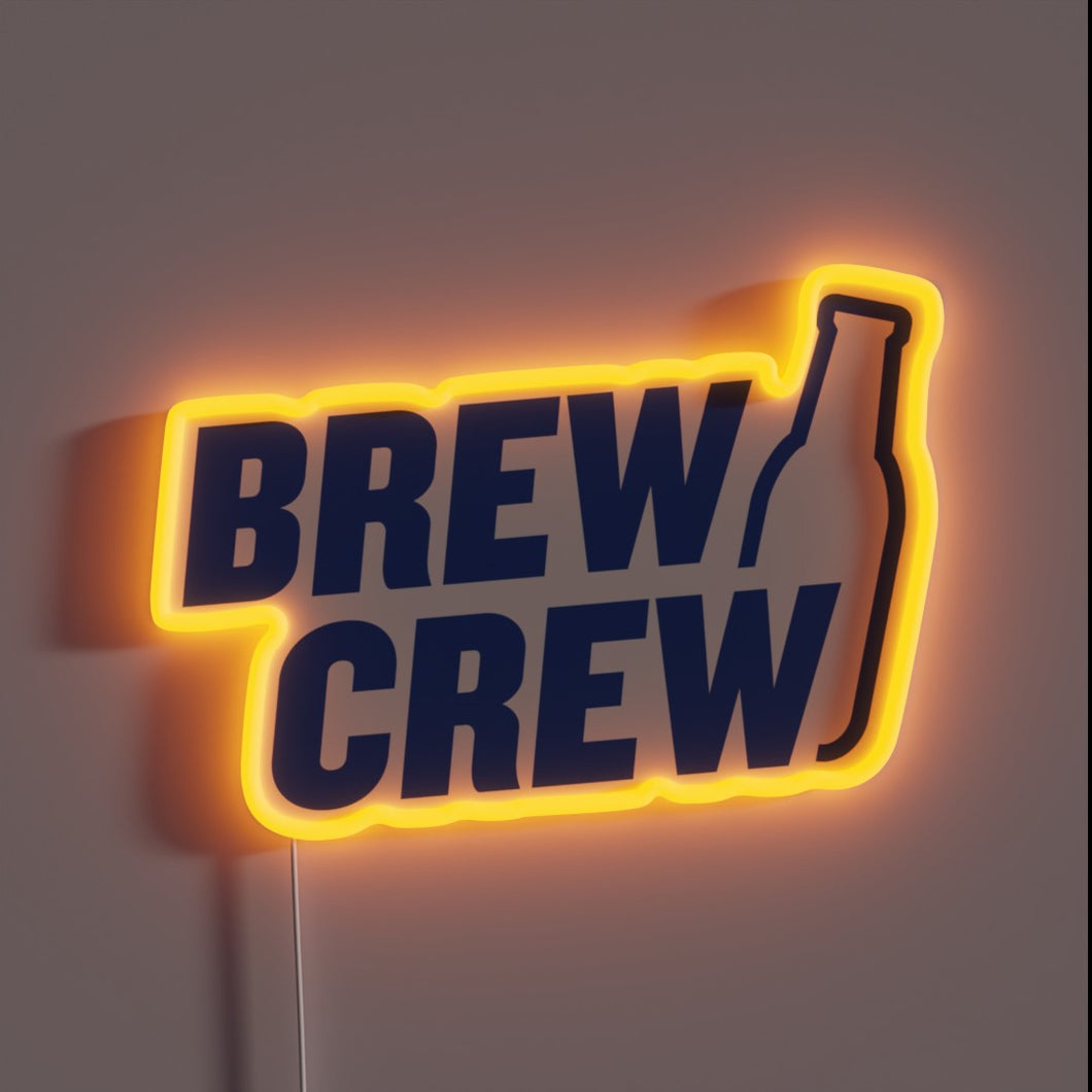 Eye-catching RGB neon lighted sign perfect for beer enthusiasts everywhere