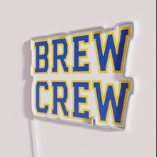 Charger l&#39;image dans la galerie, Vibrant Brew Crew Neon Sign in White and RGB Colors