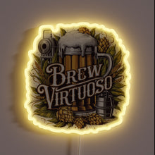 Charger l&#39;image dans la galerie, Brewing Excellence Illuminated with Colorful RGB Neon Light Sign