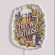 Charger l&#39;image dans la galerie, RGB Neon Sign for Beer Enthusiasts and Home Brewers Unite