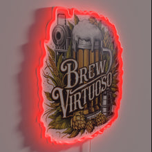 Charger l&#39;image dans la galerie, RGB Neon Wall Sign: Beer Brewing Expertise Embodied in Every Sip