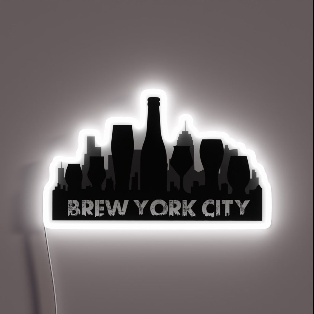 Vibrant NYC-themed neon light for coffee and city lovers alike.