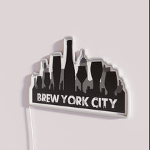 Charger l&#39;image dans la galerie, RGB cityscape illumination NYC urban coffee culture inspired bar decor