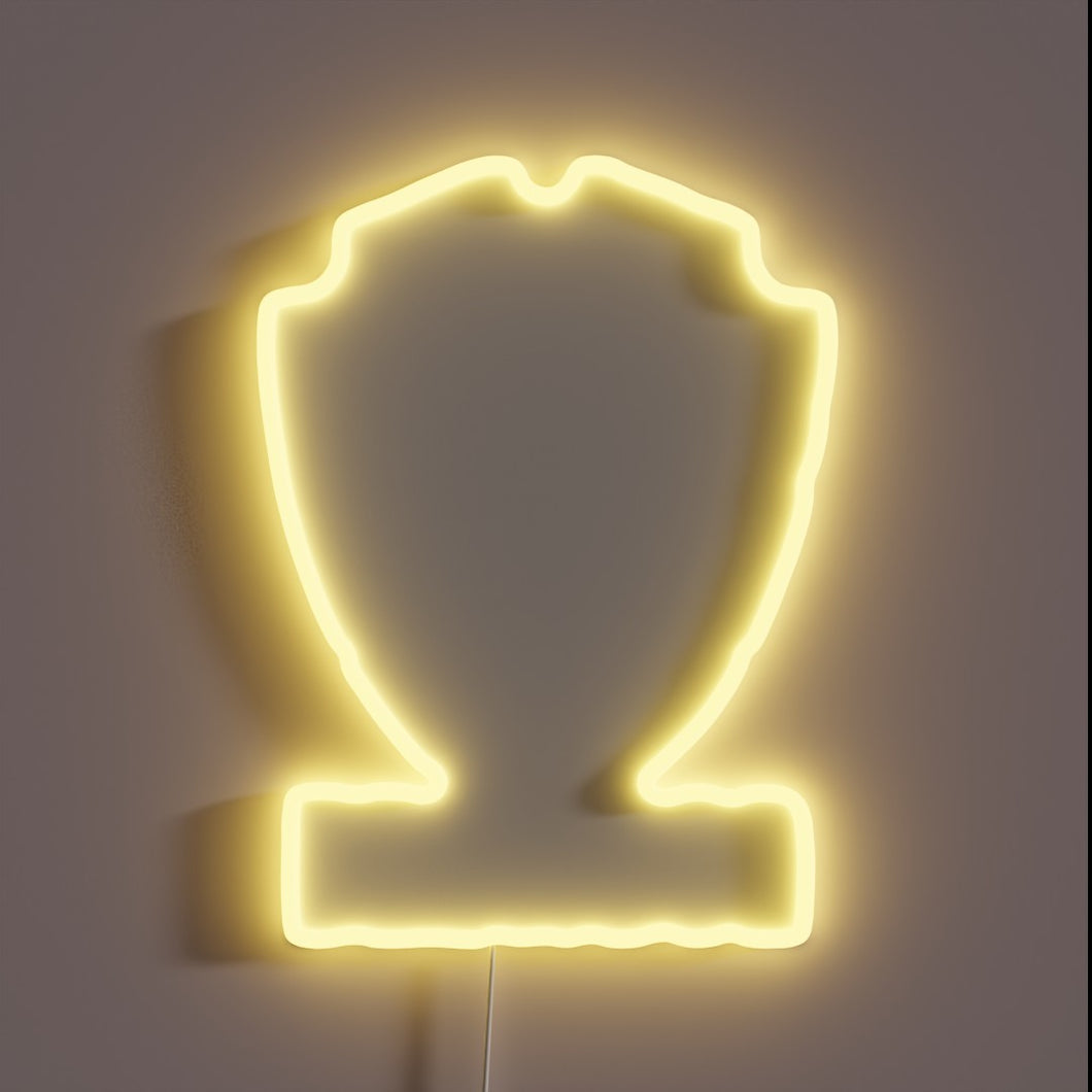 BrewDog's iconic logo in vibrant RGB neon lighting display