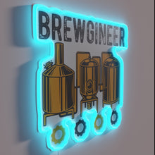 Charger l&#39;image dans la galerie, Neon Sign for Craft Beer Enthusiasts and Homebrewers&#39; Brewing Station