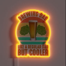 Charger l&#39;image dans la galerie, Dad Joke Alert: Brewing Dad with Cool RGB Neon Sign