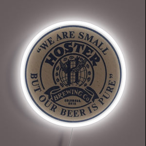 Add vibrant color to your space with this RGB sign.