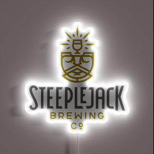 Add vibrant color to your space with this LED sign.