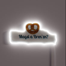 Charger l&#39;image dans la galerie, Vibrant RGB Neon Sign in the Shape of a Pretzel Twist
