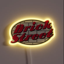 Charger l&#39;image dans la galerie, Vibrant Brick Street style neon sign with colorful RGB lighting accents