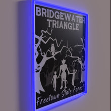 Charger l&#39;image dans la galerie, Mysterious Bridgewater Triangle Freetown State Forest Legend Illuminated Sign