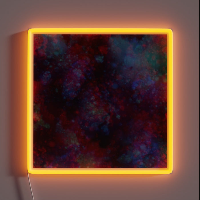 Eye-catching colorful neon sign adds vibrant brightness to any space.