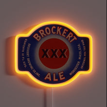Charger l&#39;image dans la galerie, Neon Beer Sign - Authentic Brockert Ale Brand Identification Display