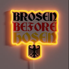 Charger l&#39;image dans la galerie, Colorful Brosen Before Hosen Neon Sign with Dimmable RGB Lighting
